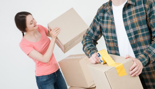 Local movers handling packing and transport in West London