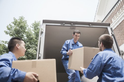 Removal van ready for a local house move in Hounslow