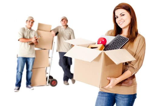 Local commercial movers unloading items at a Hounslow premises