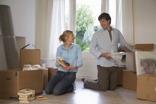 Careful furniture loading for a house move in Hounslow